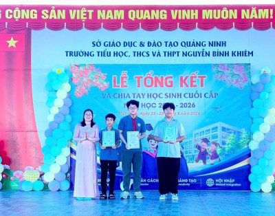 Lễ tổng kết năm học 2025–2026 và chia tay học sinh khối 9