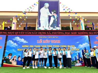 Trường Nguyễn Bỉnh Khiêm hưởng ứng Tháng hành động phòng, chống ma túy